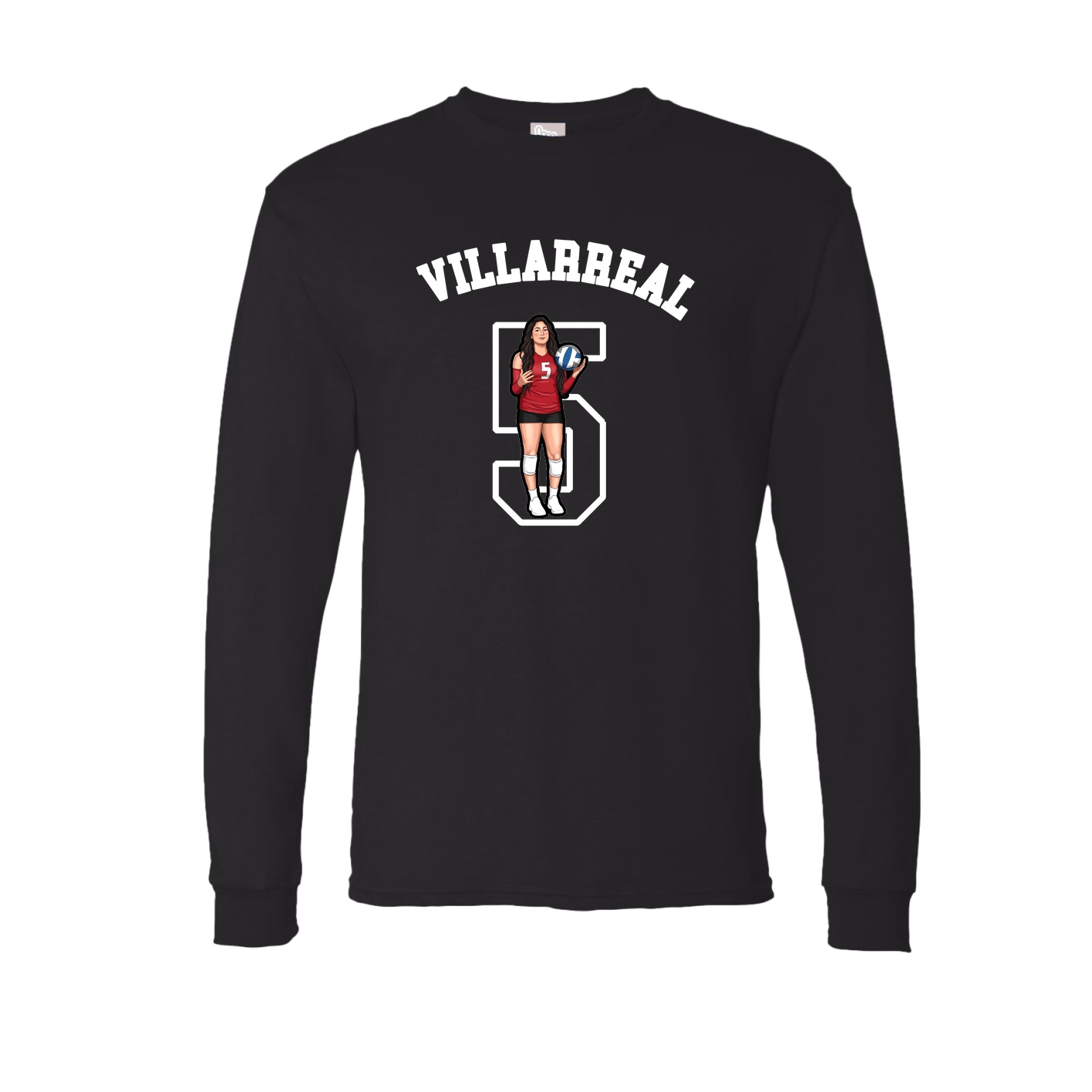 Long Sleeve Tee — Shirsey Arch in Black