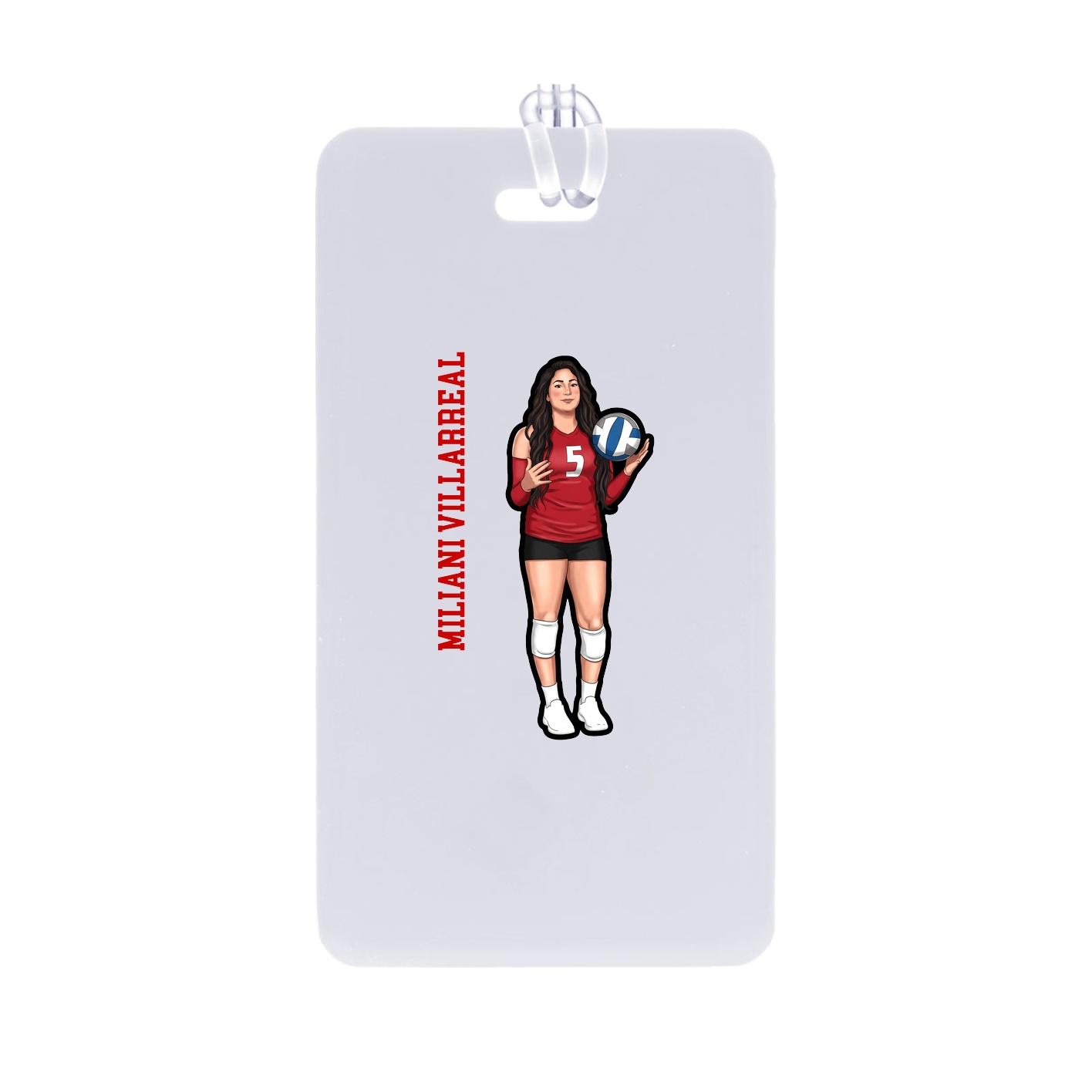 Bag Tag — Name Vertical in Classic