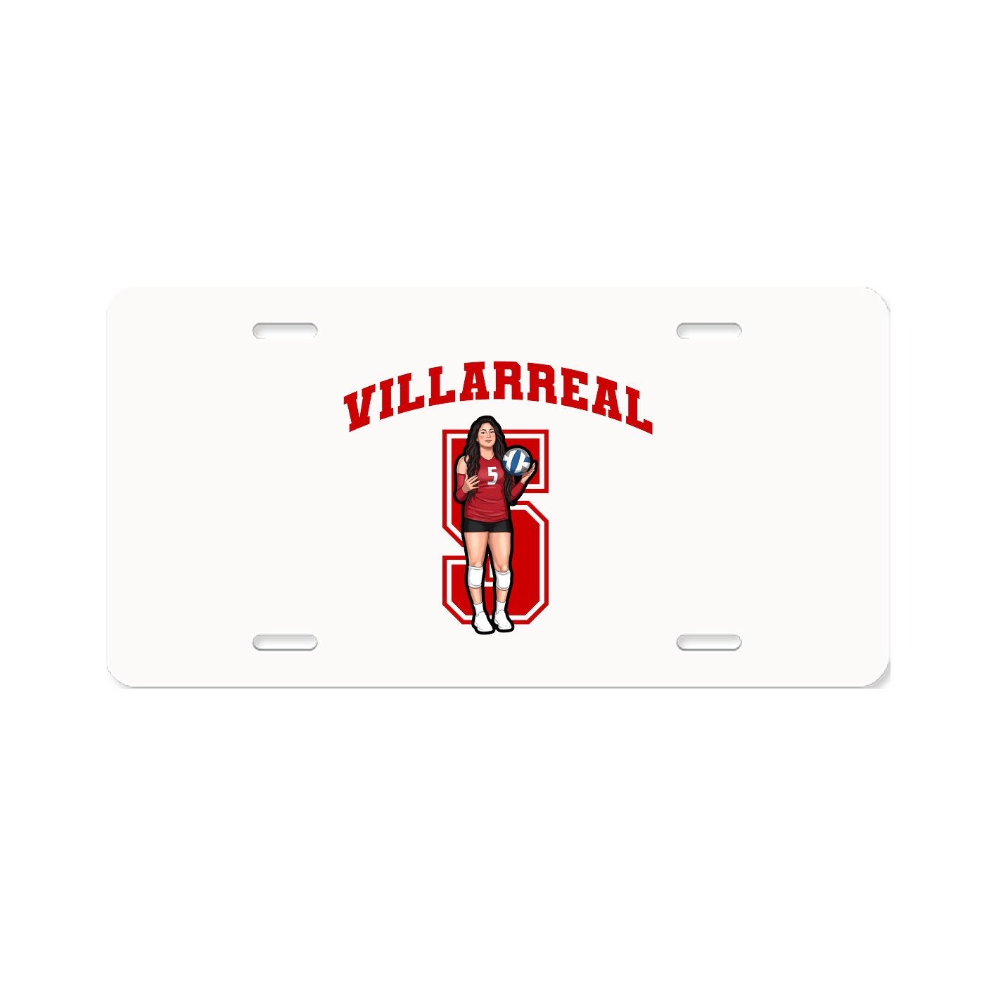 License Plate — Number in Classic