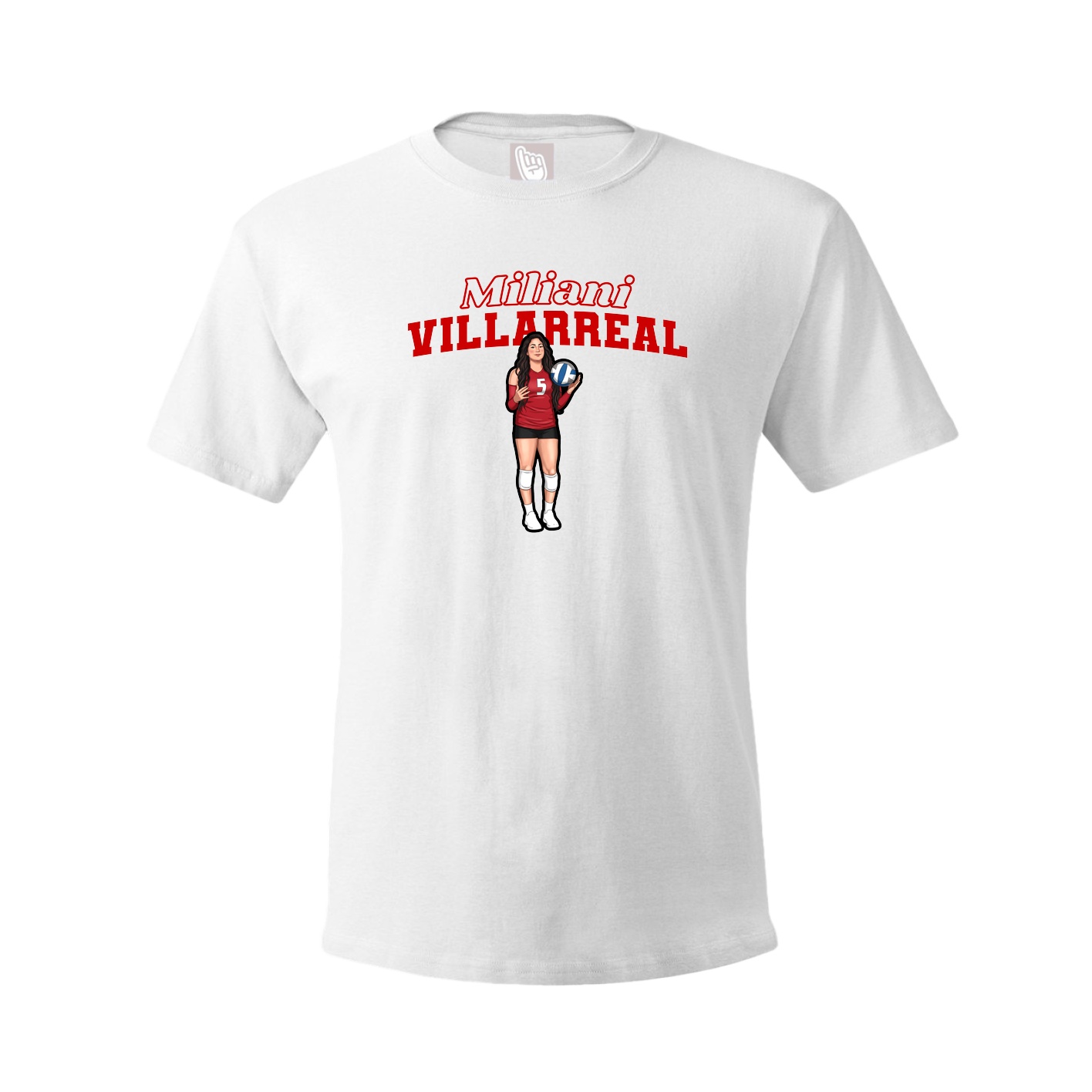 Tee — Name Arch in White