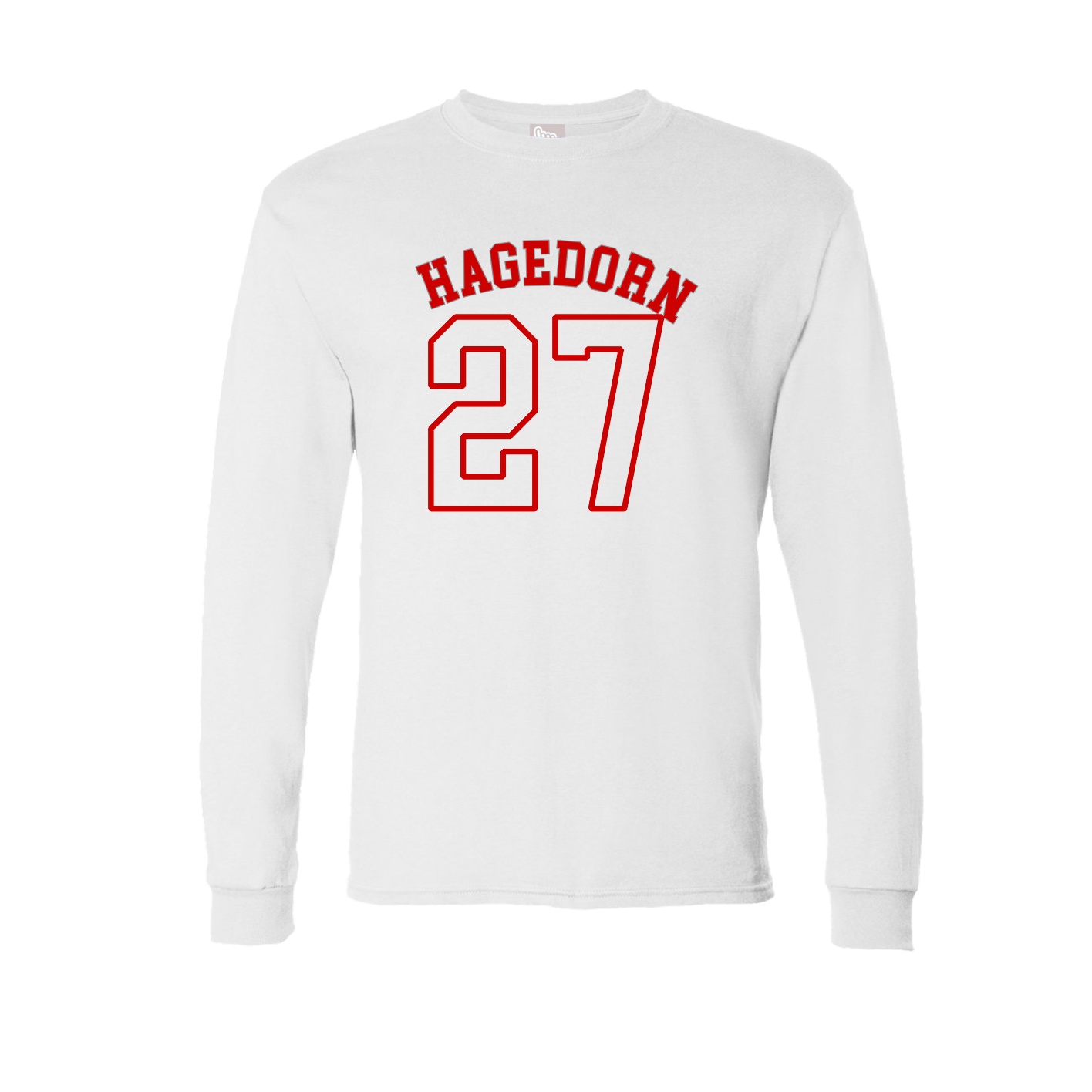 Long Sleeve Tee — Shirsey Arch in White