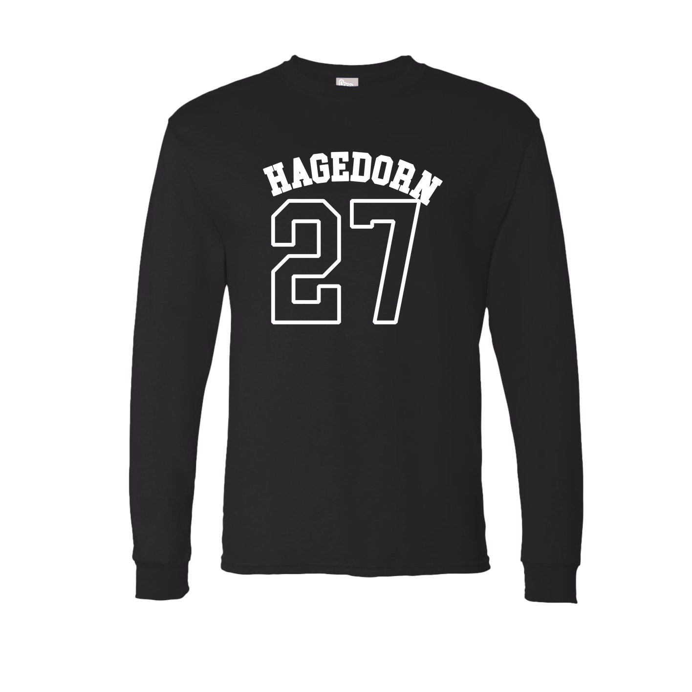 Long Sleeve Tee — Shirsey Arch in Black