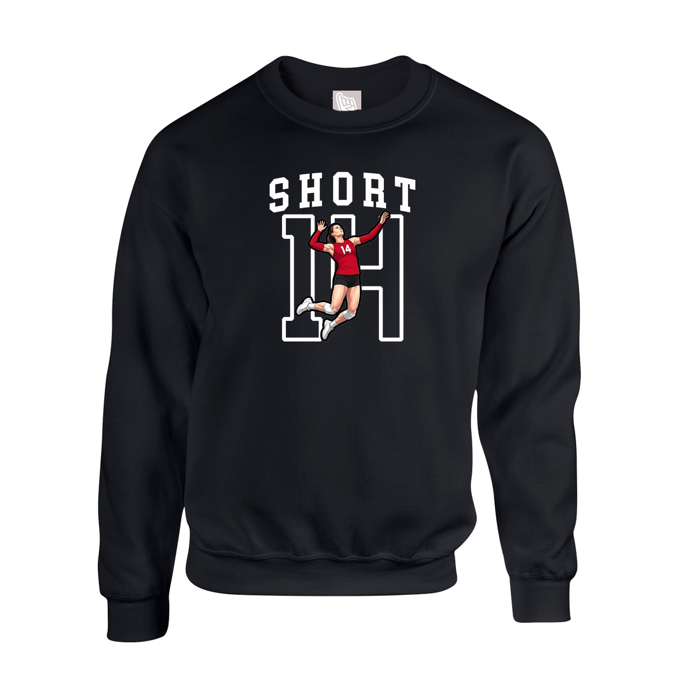 Fleece Crew — Shirsey in Black