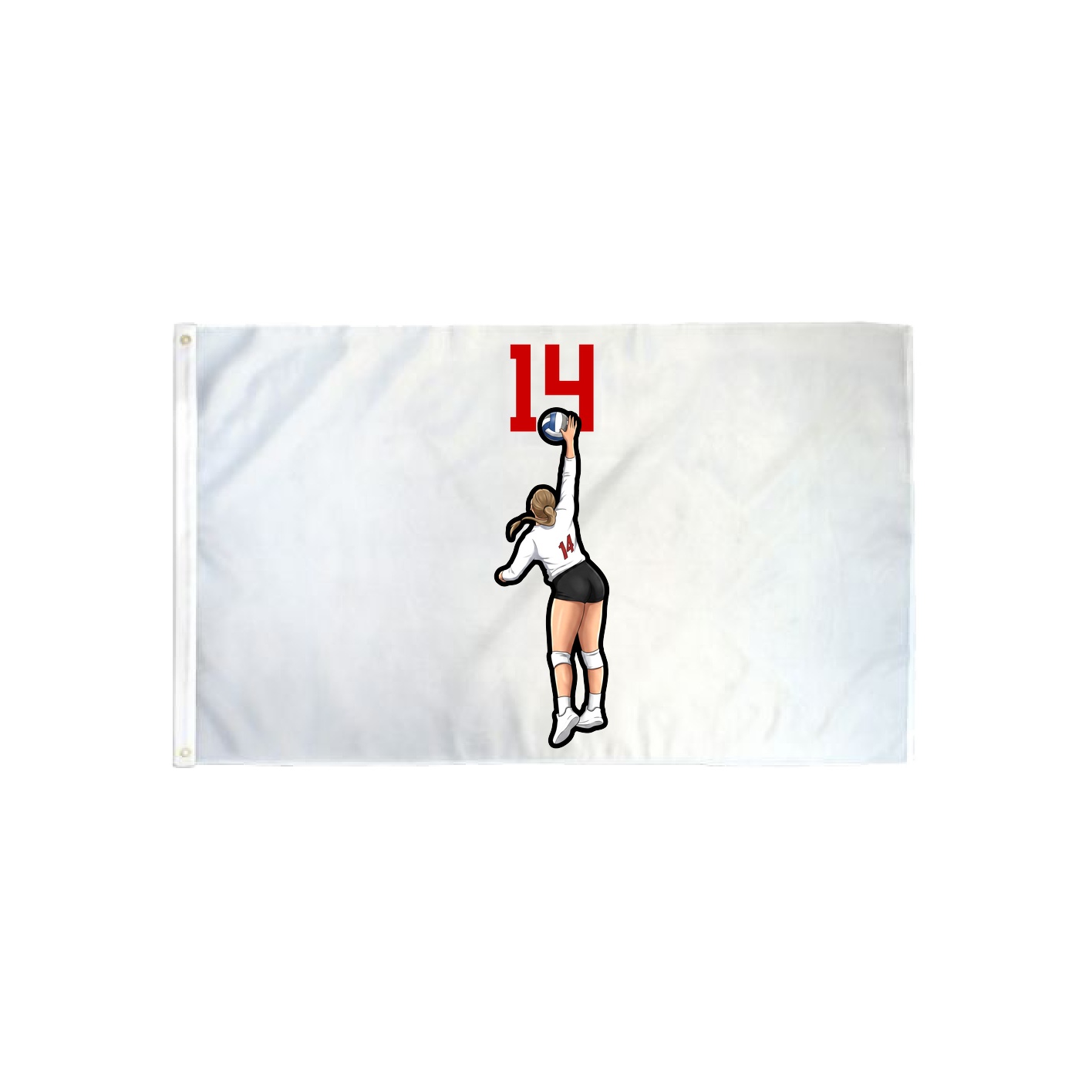 3x5 Flag — Number Top in Classic