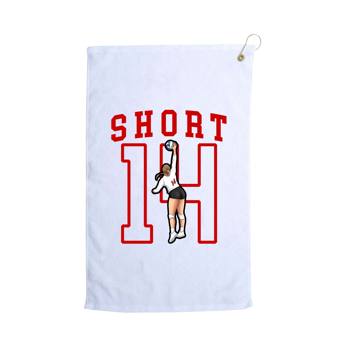 Golf Towel — Shirsey in White