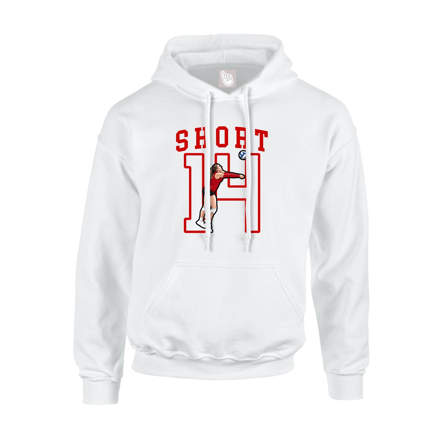 Hoodie — Shirsey in White