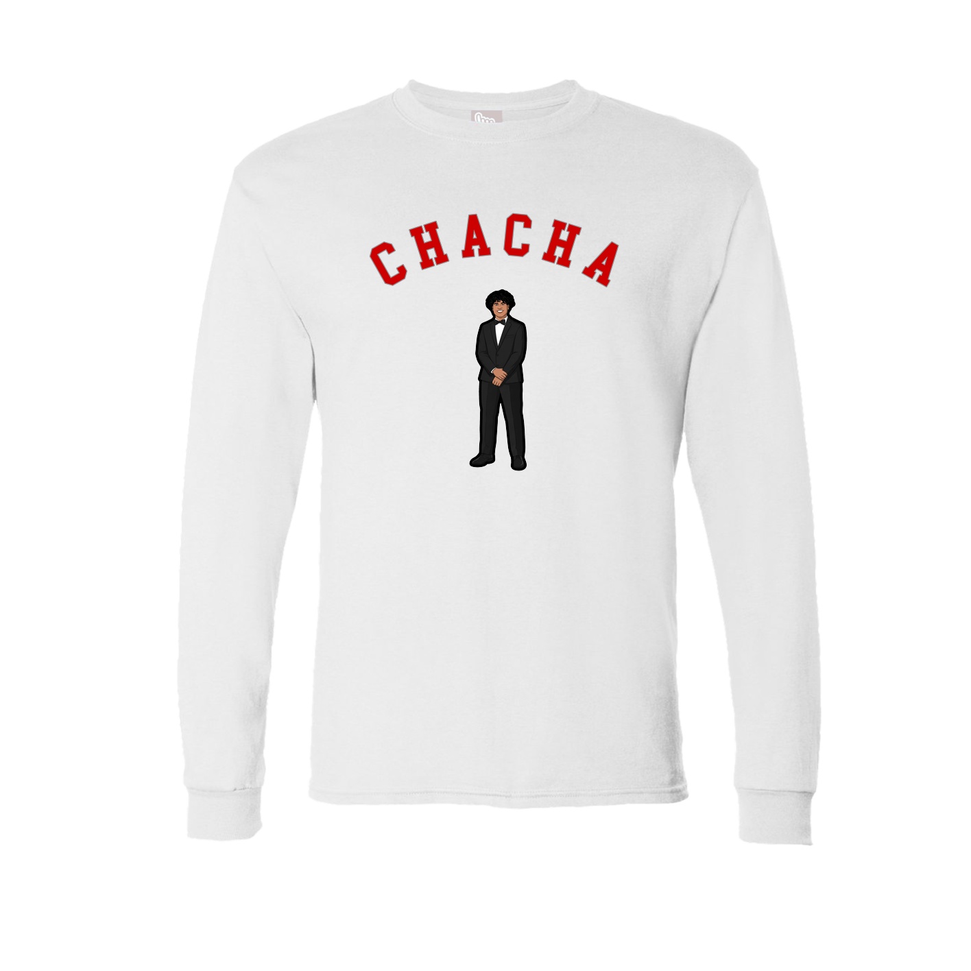 Long Sleeve Tee — Shirsey Arch in White