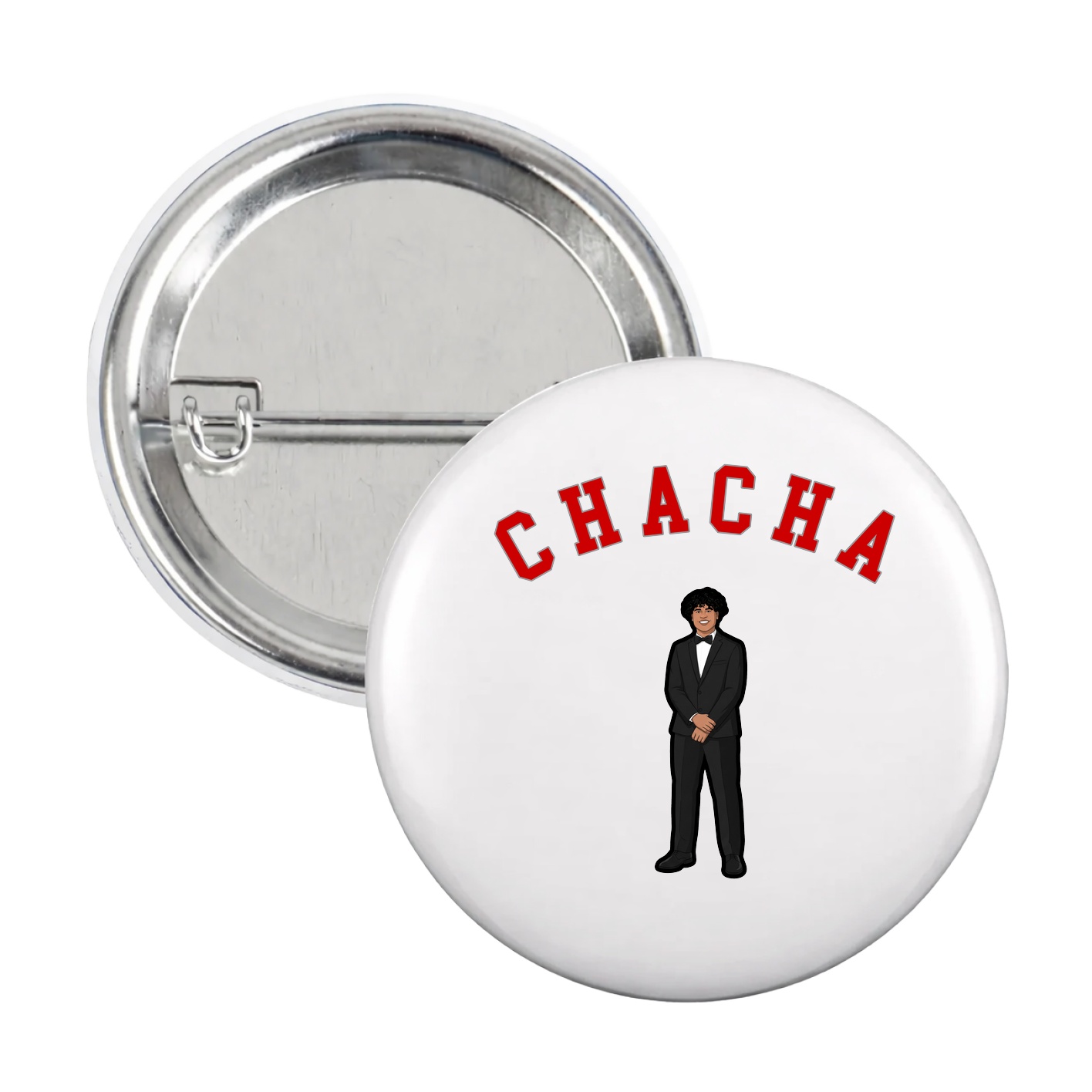 Game Day Button — Shirsey Arch in White