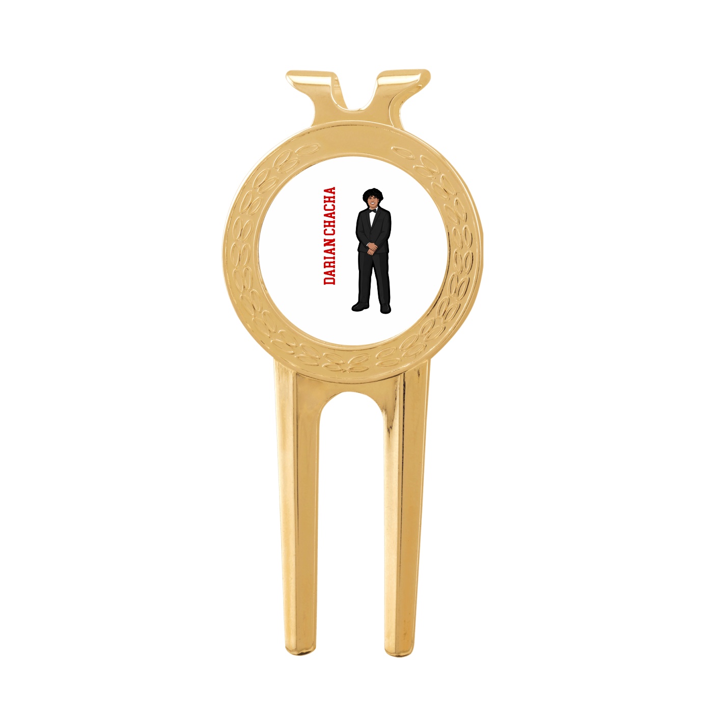 Divot Tool with Ball Marker — Name Vertical in Classic