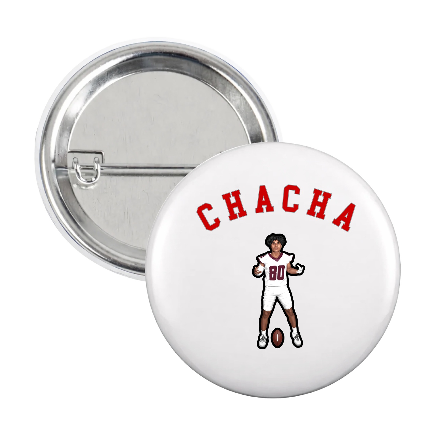 Game Day Button — Shirsey Arch in White