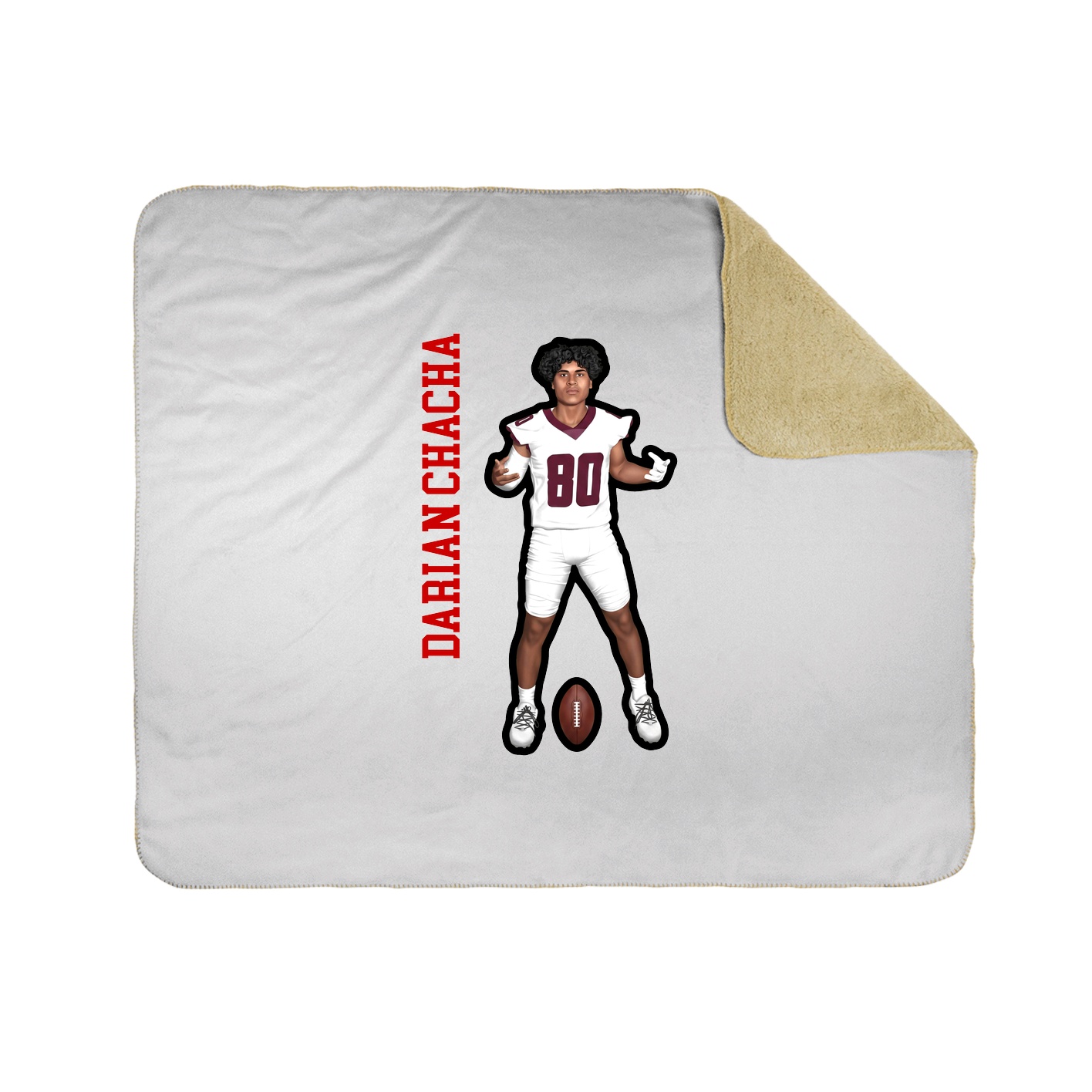 50x60 Sherpa Lined Throw Blanket