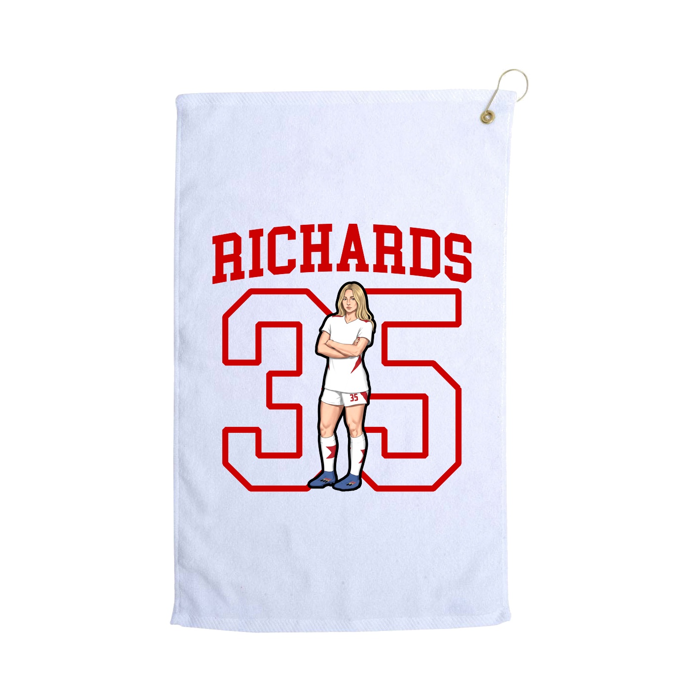 Golf Towel — Shirsey in White