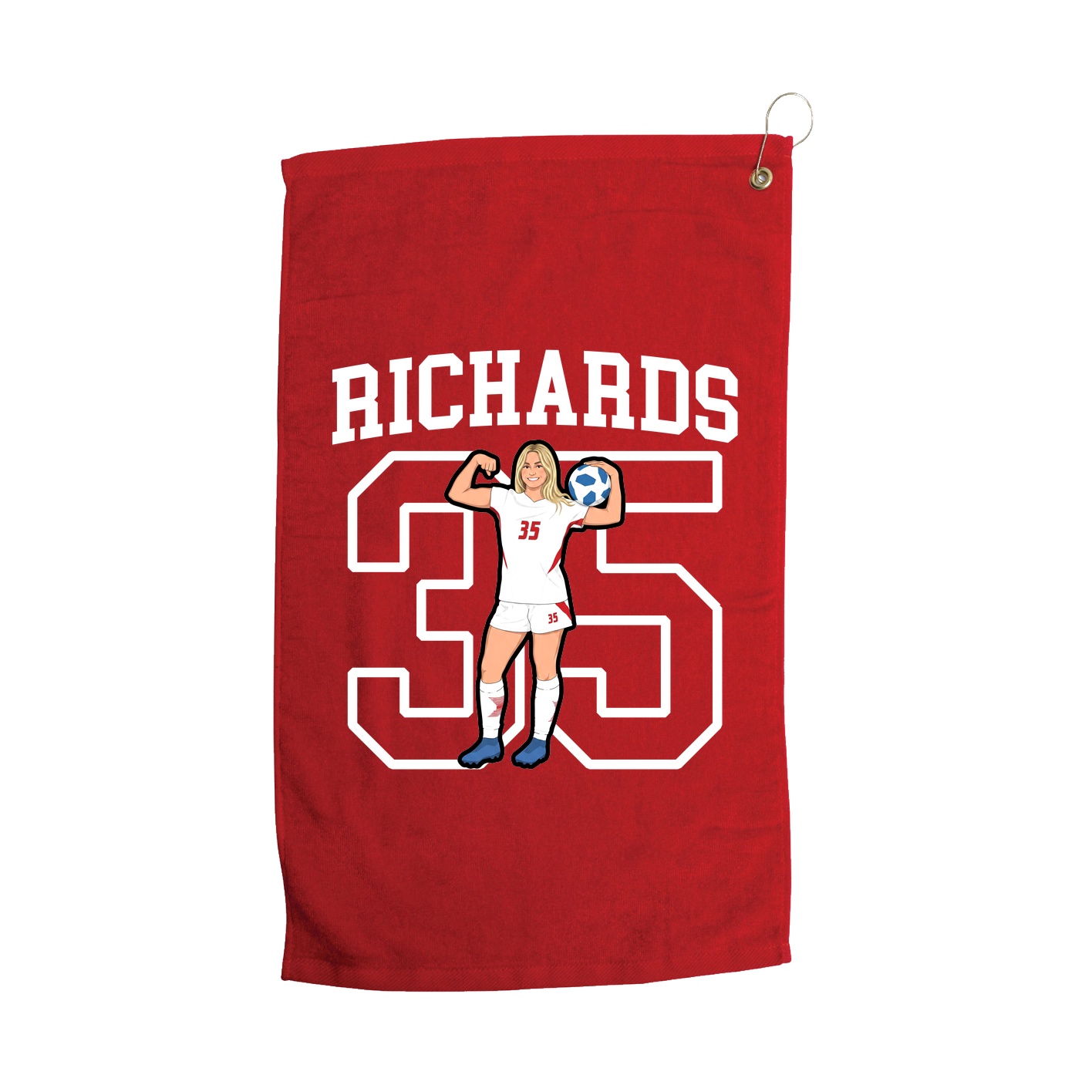 Golf Towel — Shirsey in Red