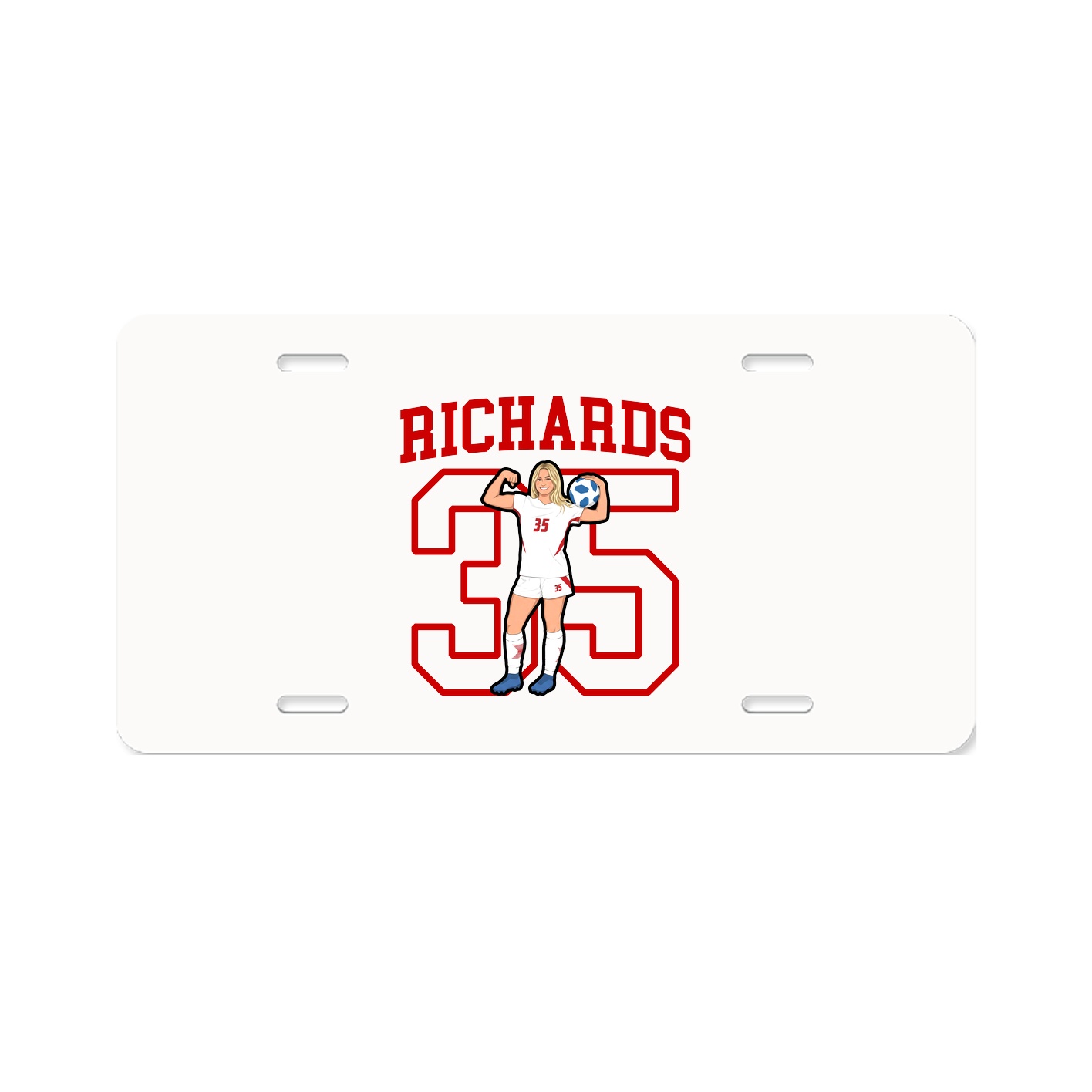 License Plate — Shirsey in Classic
