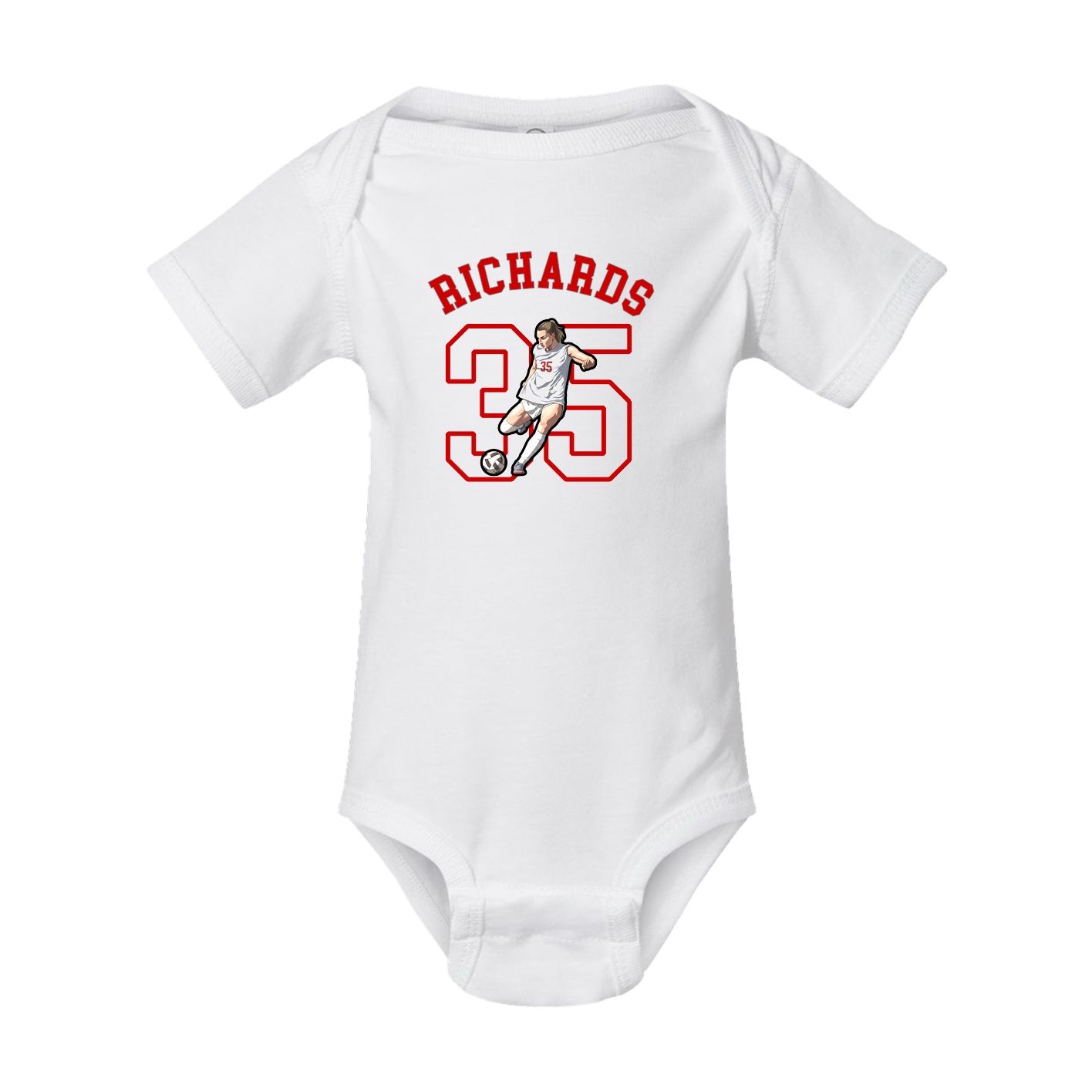Baby Onesie — Shirsey Arch in White