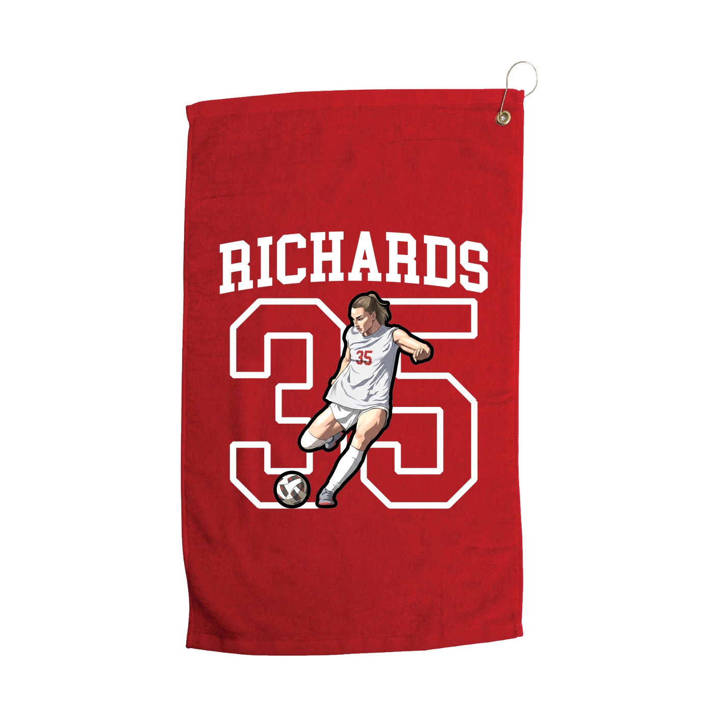 Golf Towel — Shirsey in Red