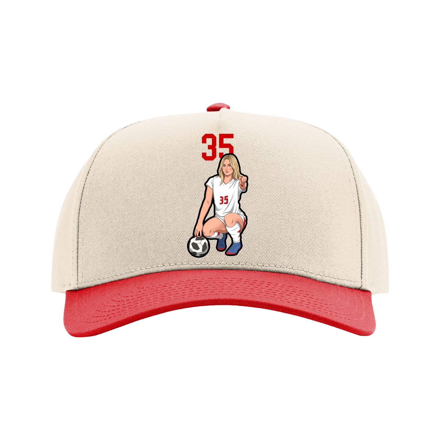 Full Fabric Five-Panel Champ Cap