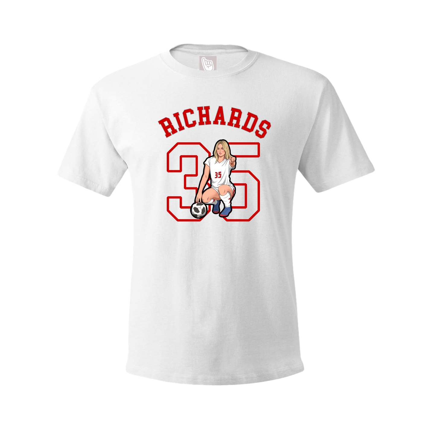 Tee — Shirsey Arch in White