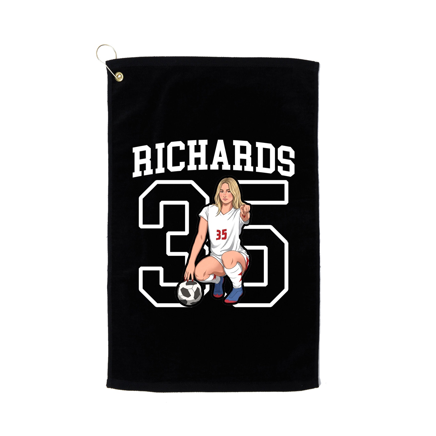 Golf Towel — Shirsey in Black