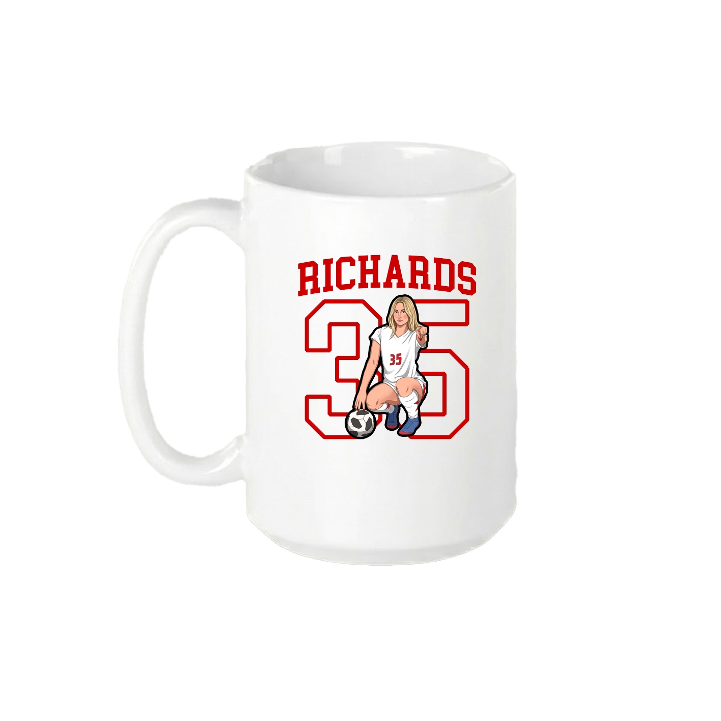 15oz Coffee Mug — Shirsey in White