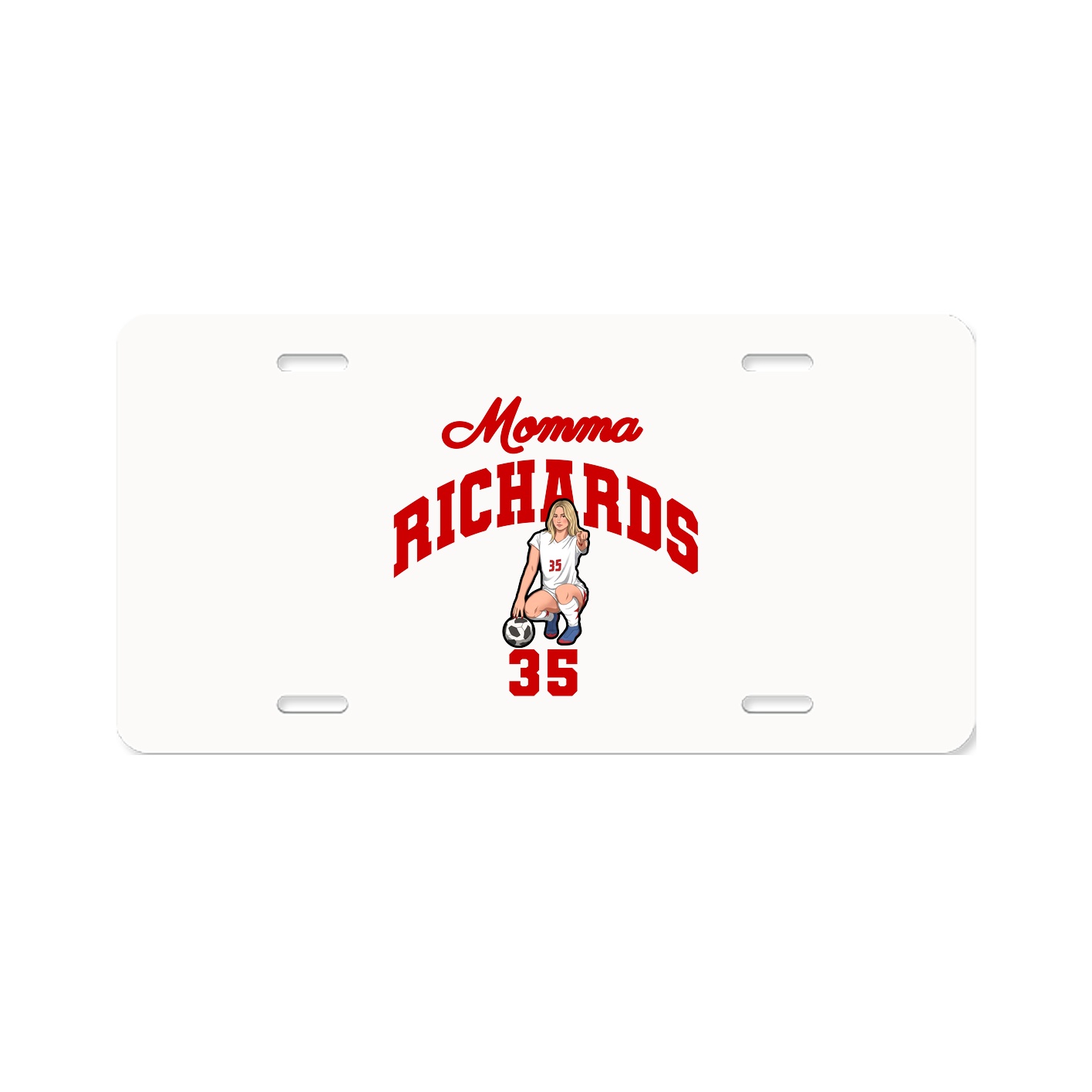 License Plate — Mothers Day Arch in Classic