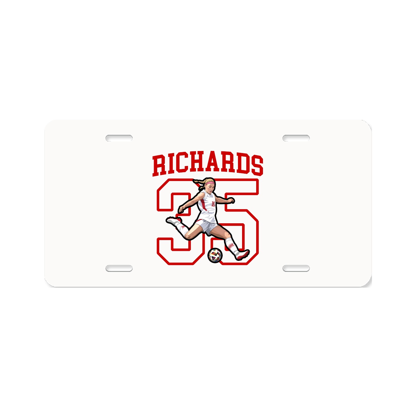 Aluminum License Plate