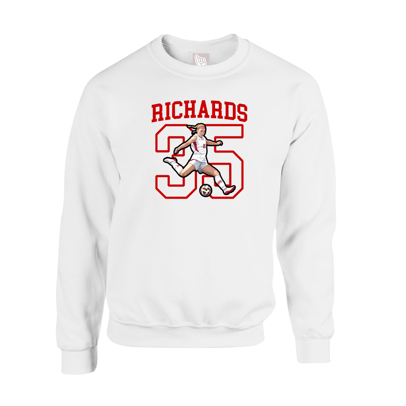 Fleece Crew — Shirsey in White
