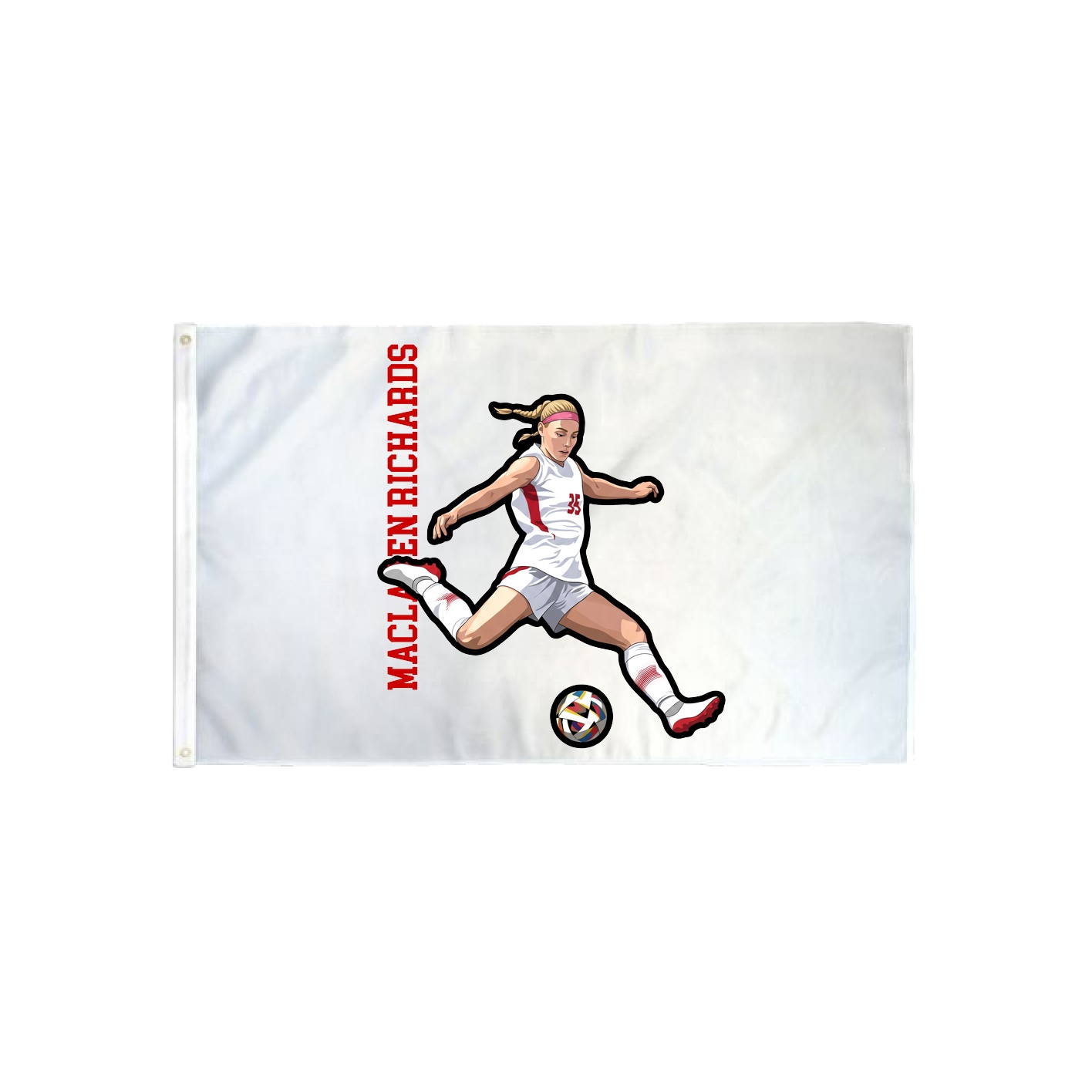 3x5 Flag — Name Vertical in Classic