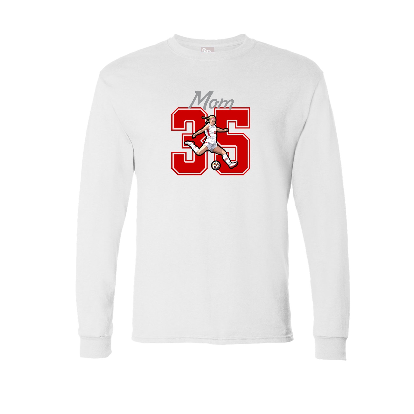 Long Sleeve Tee — Mothers Day Shirsey in White