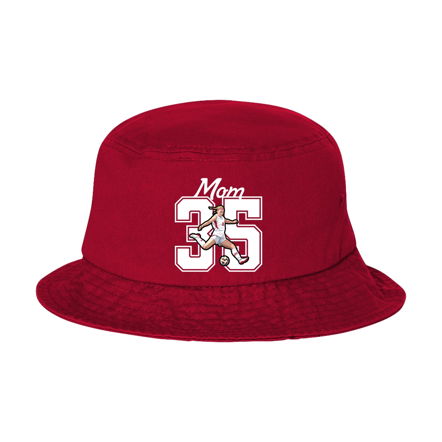 Bucket Cap — Mothers Day Shirsey in Red