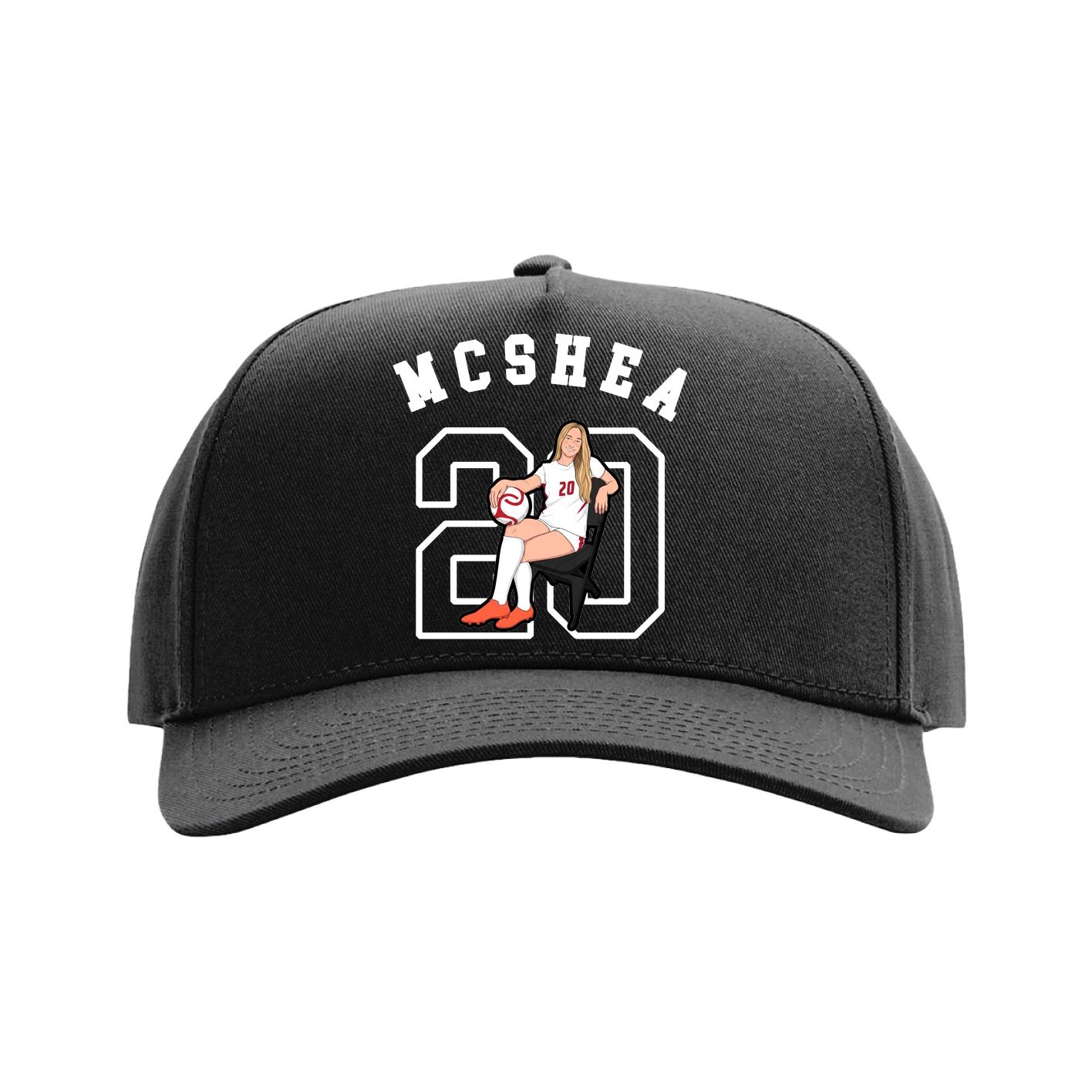 Full Fabric Five-Panel Champ Cap