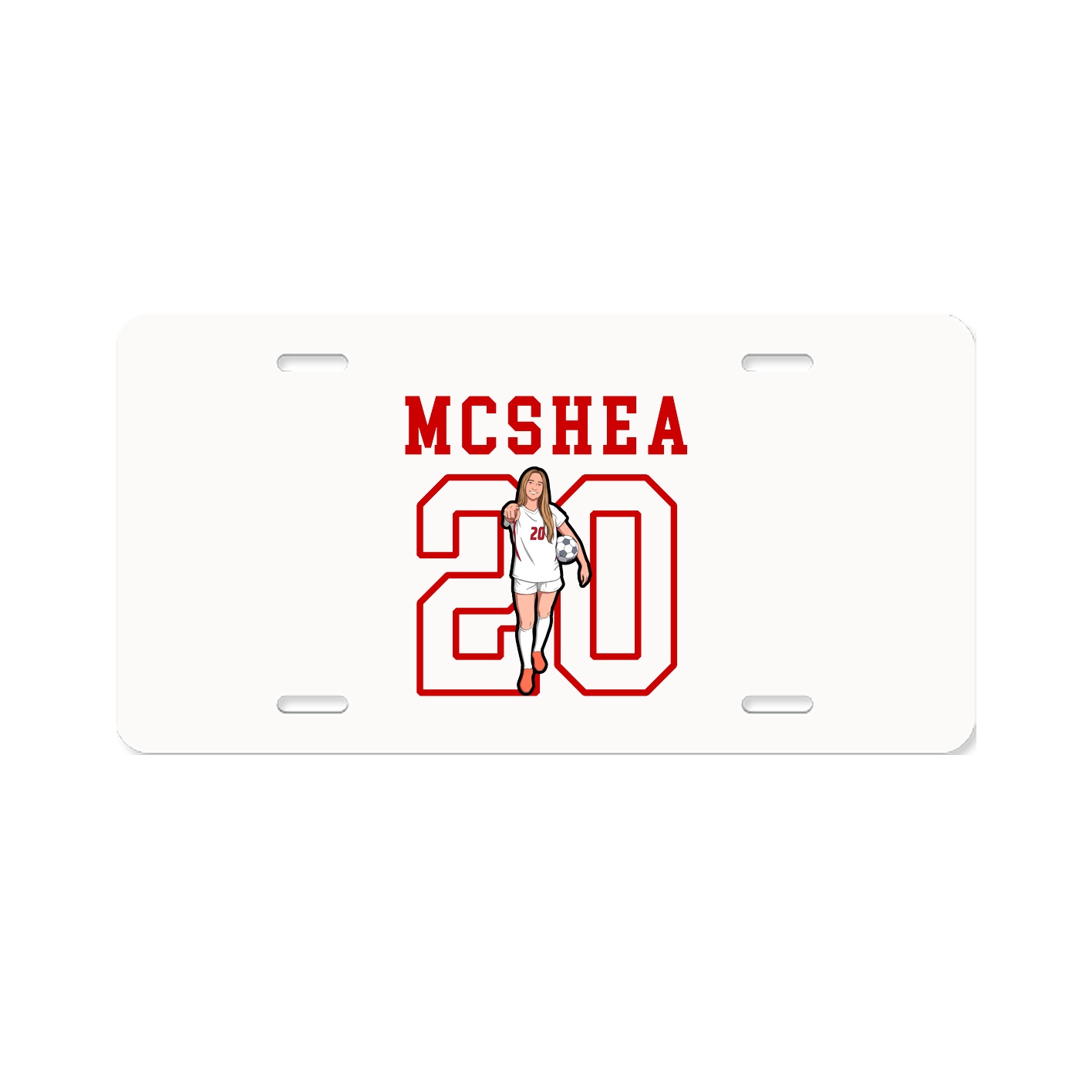 License Plate — Shirsey in Classic
