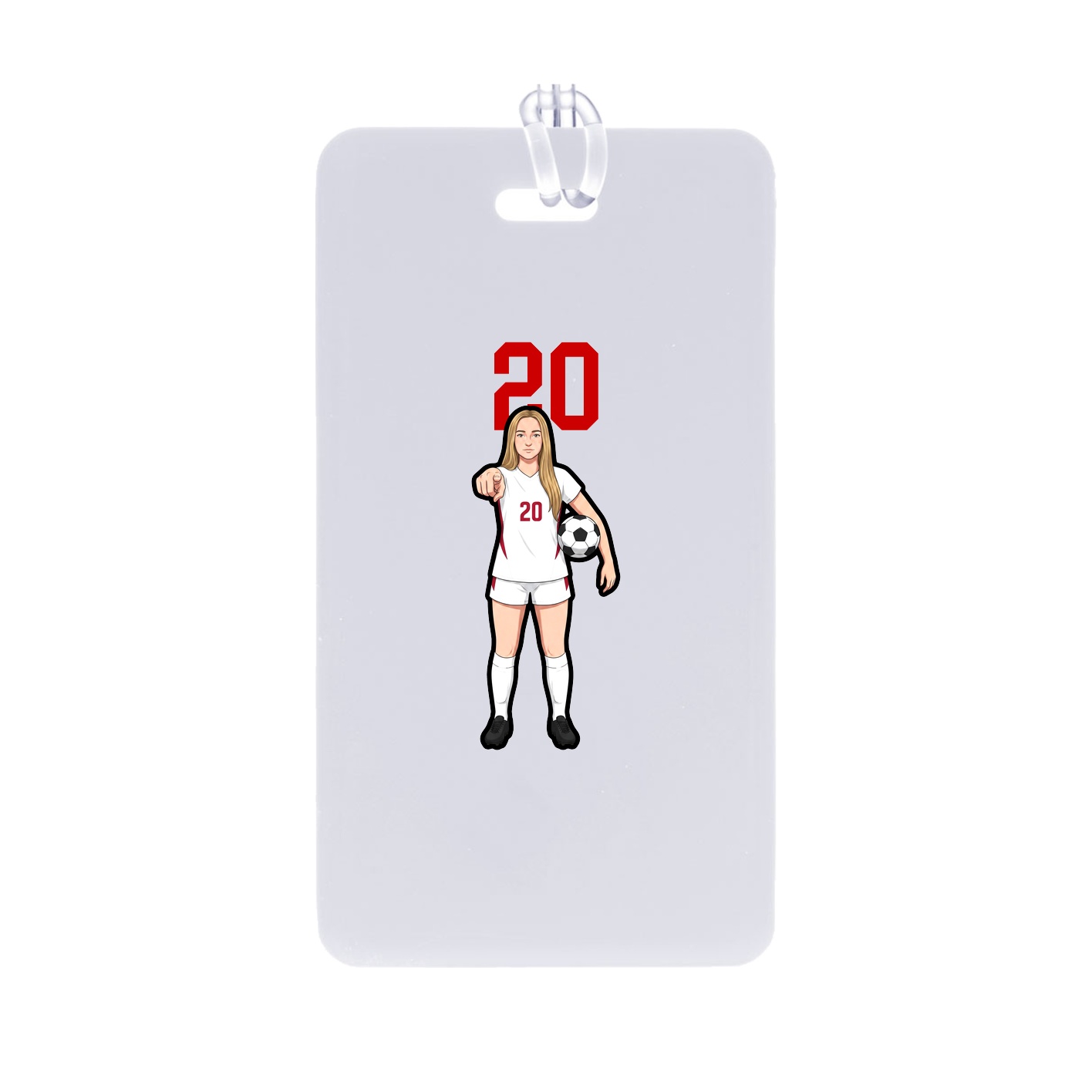Bag Tag — Number Top in Classic