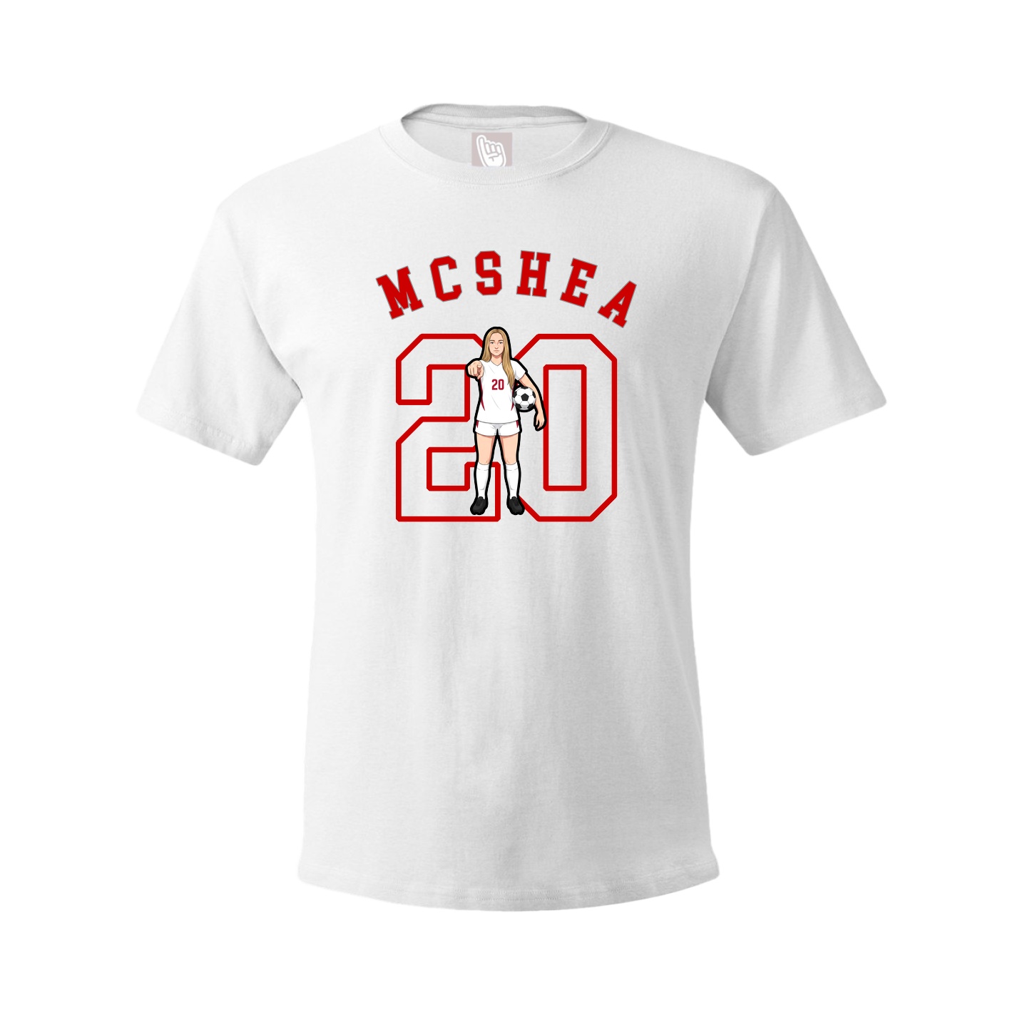 Tee — Shirsey Arch in White