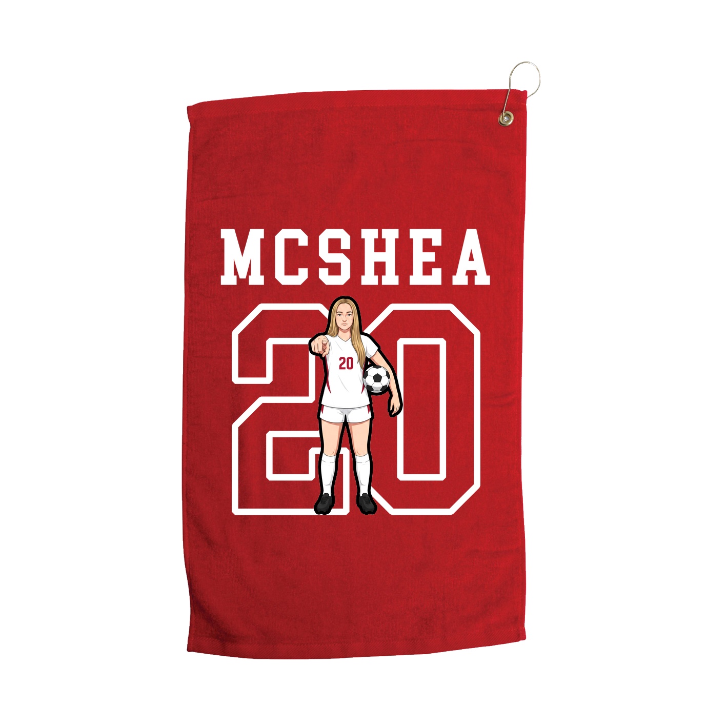 Golf Towel — Shirsey in Red