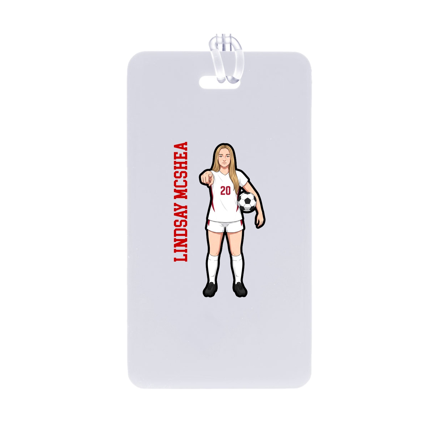Bag Tag — Name Vertical in Classic