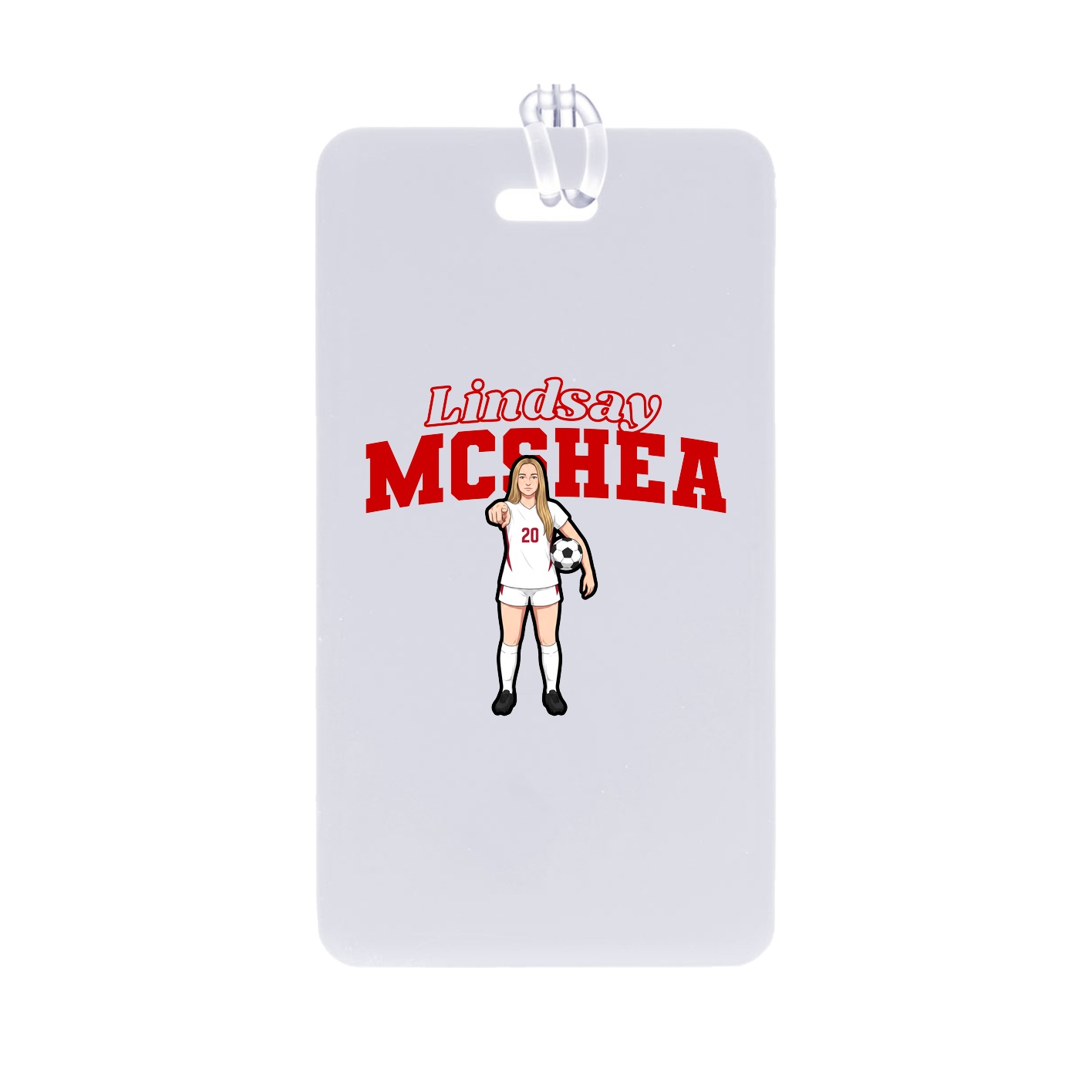 Bag Tag — Name Arch in Classic