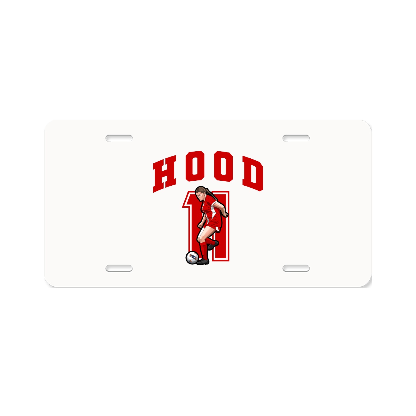 License Plate — Number in Classic
