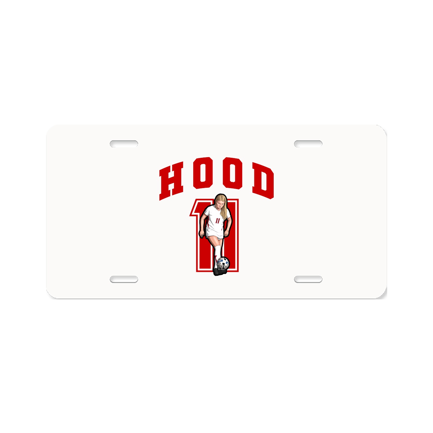 License Plate — Number in Classic