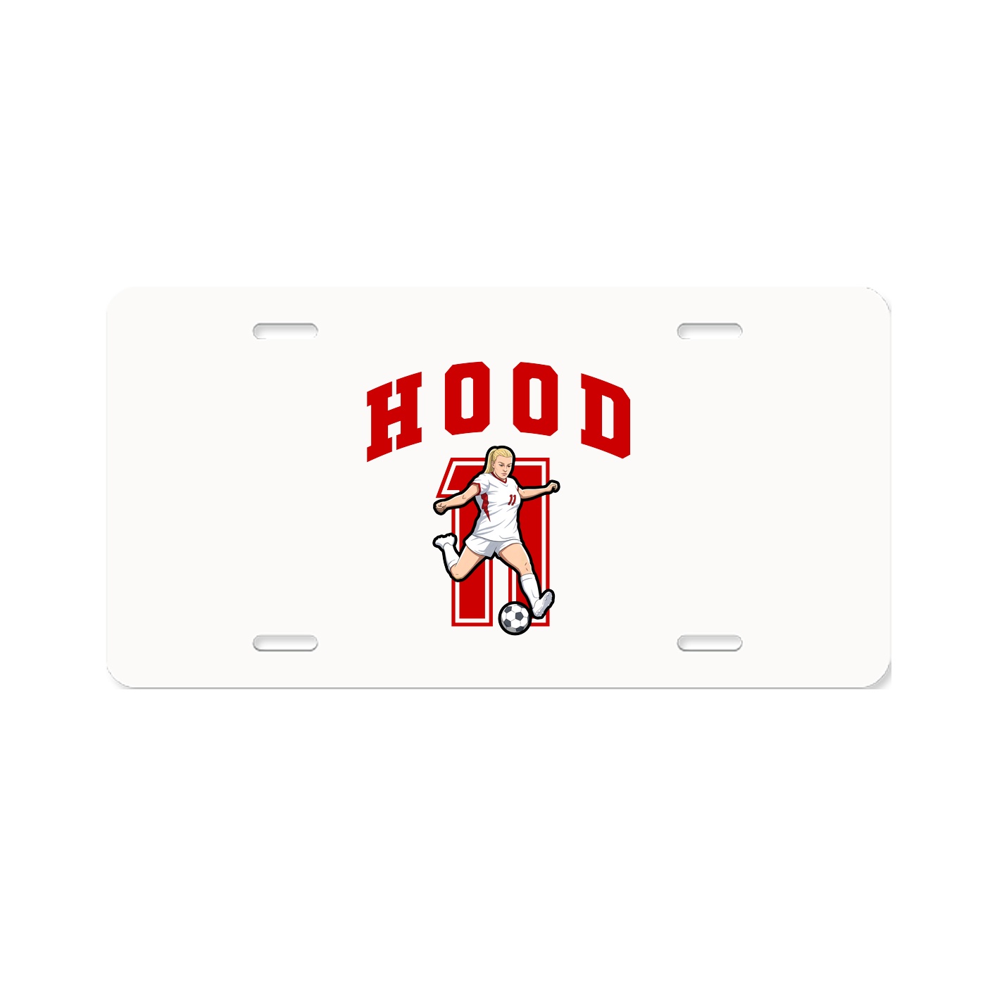 License Plate — Number in Classic