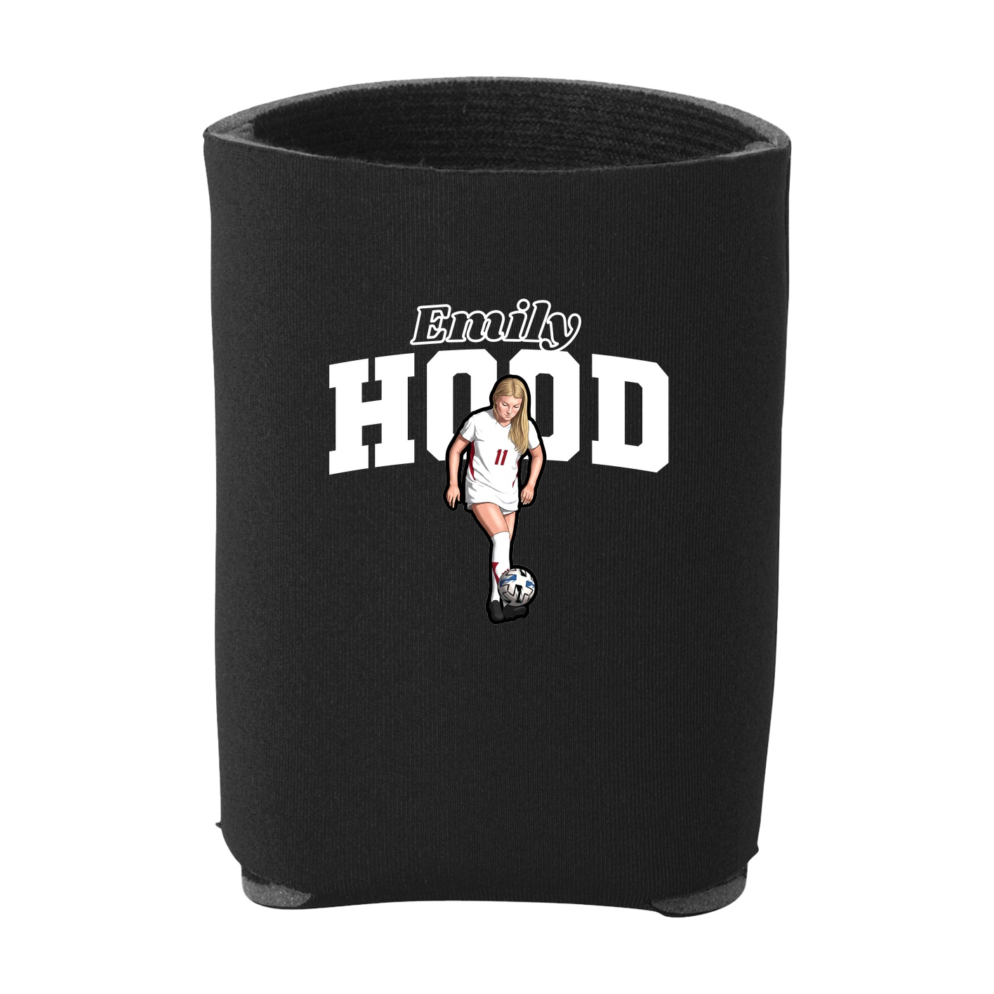 Can Holder — Name Arch in Black