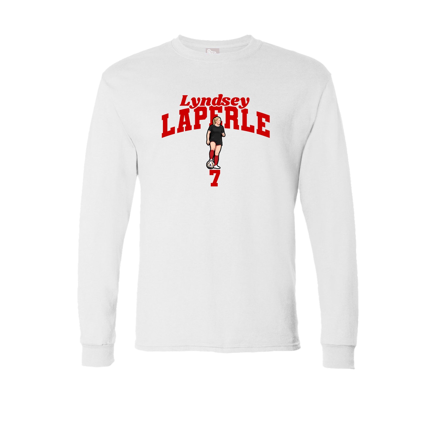 Long Sleeve Tee — Signature Arch in White