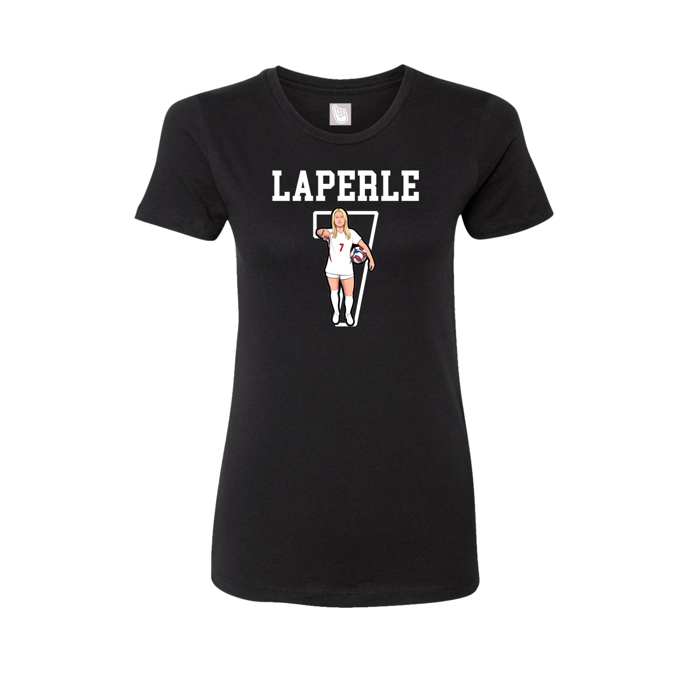 Fitted Women's Tee — Shirsey in Black