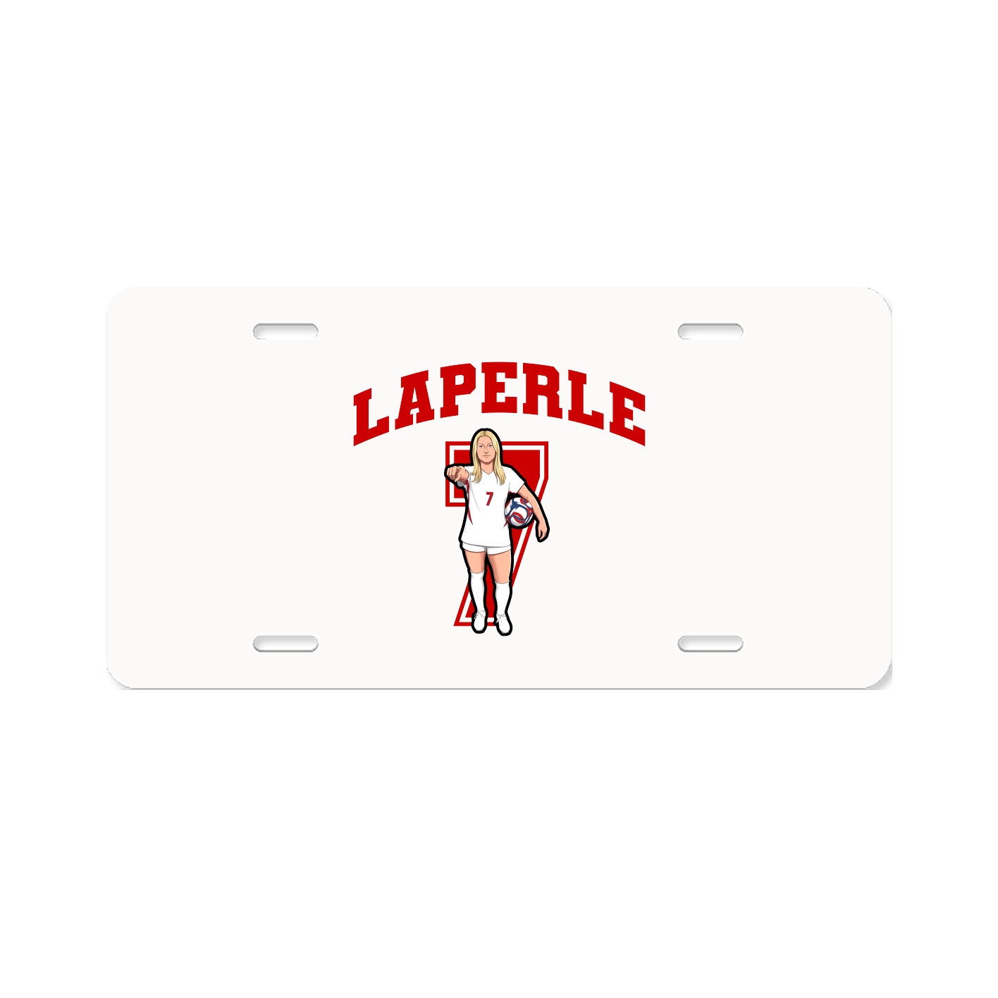 License Plate — Number in Classic
