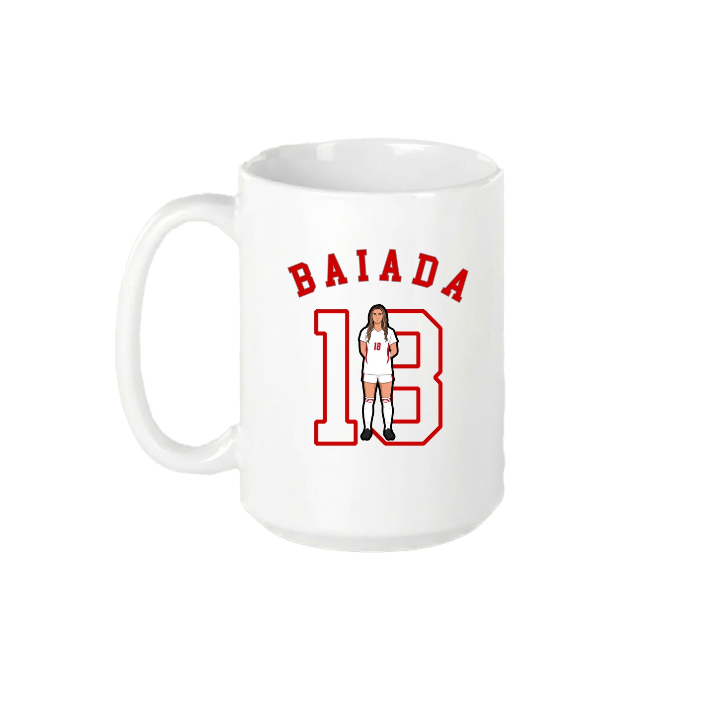 15oz Coffee Mug — Shirsey Arch in White
