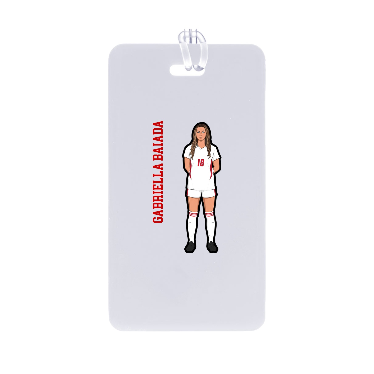 Bag Tag — Name Vertical in Classic