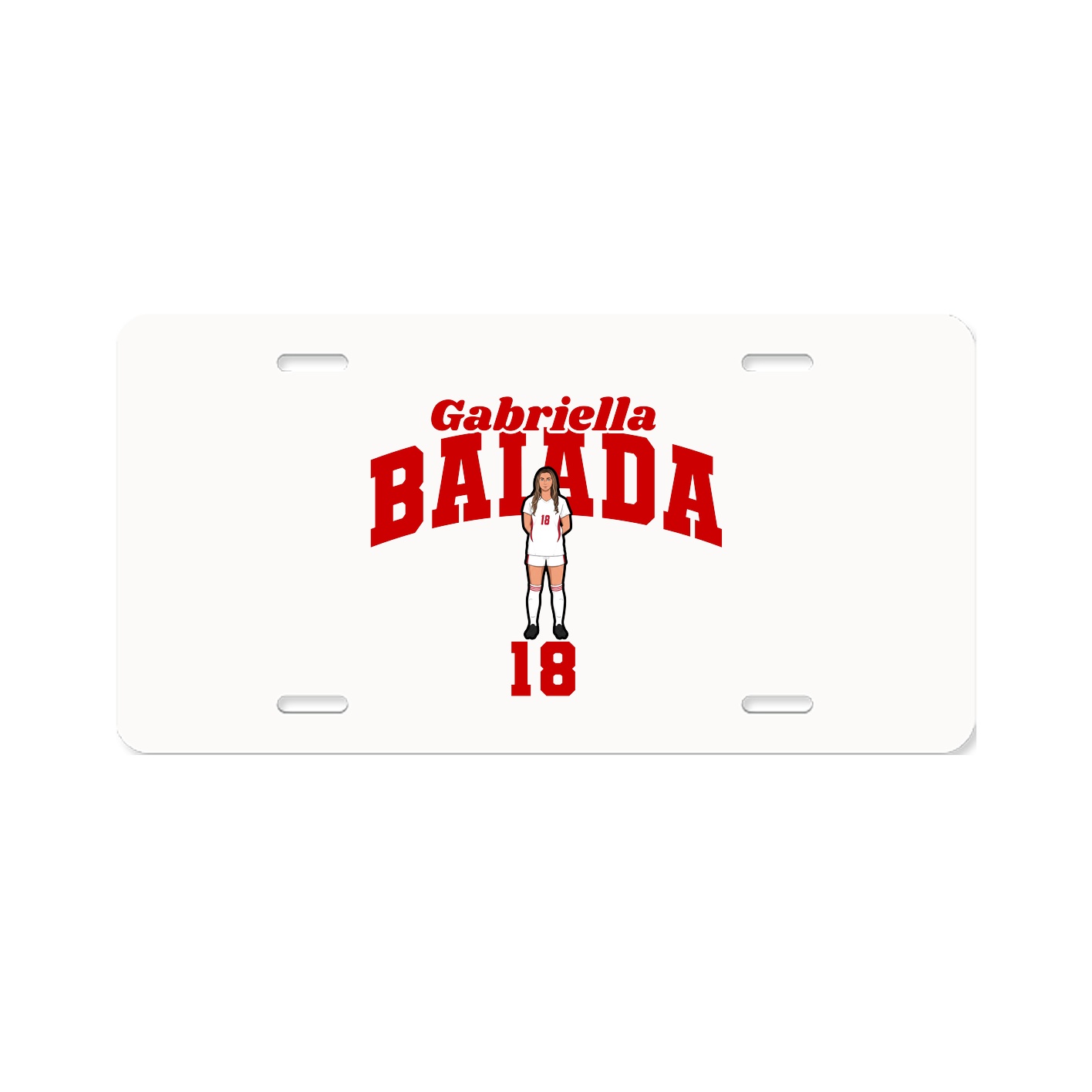 License Plate — Signature Arch in Classic