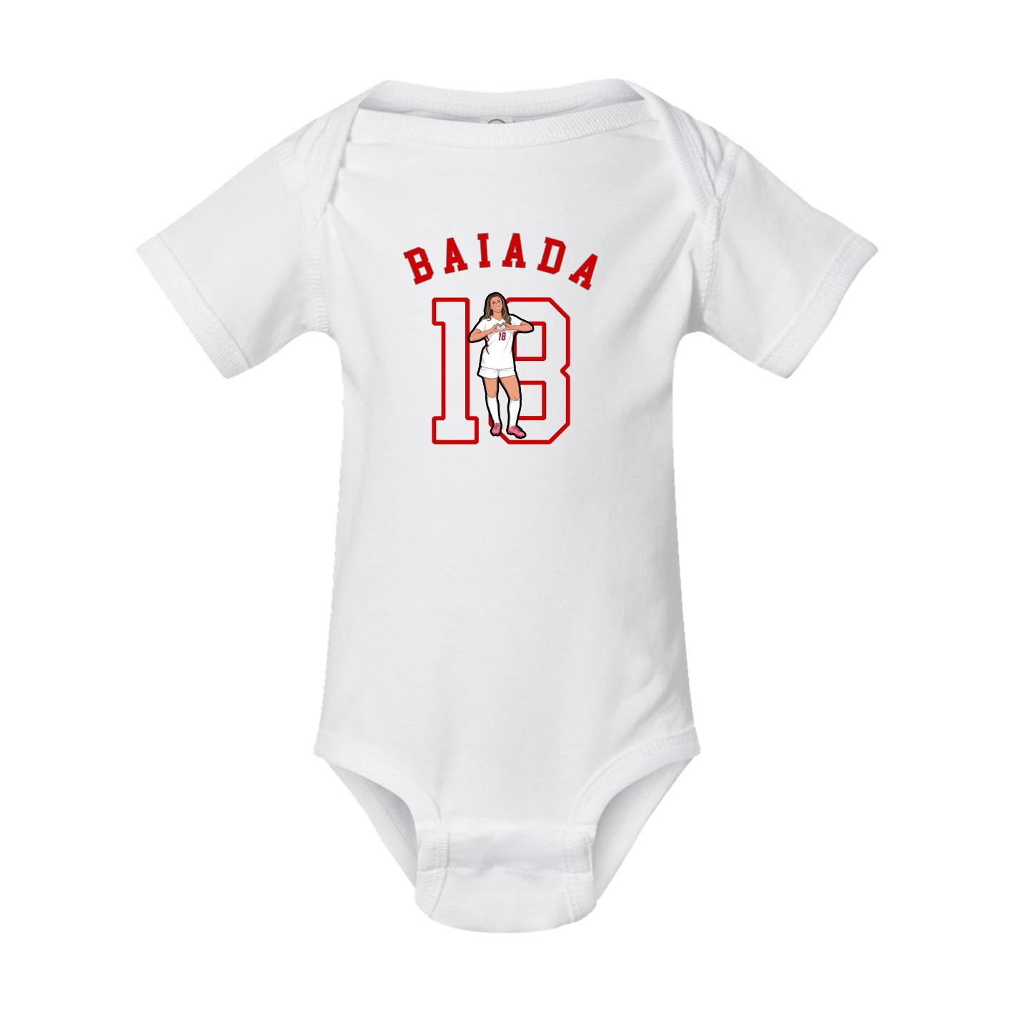 Baby Onesie — Shirsey Arch in White