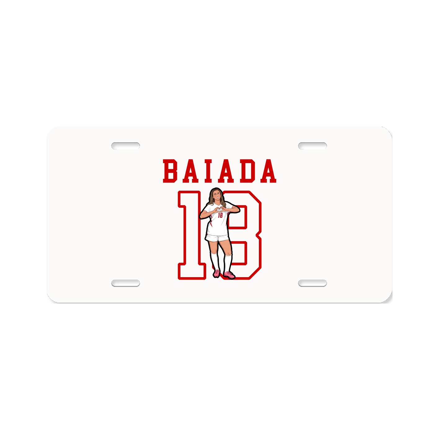 License Plate — Shirsey in Classic