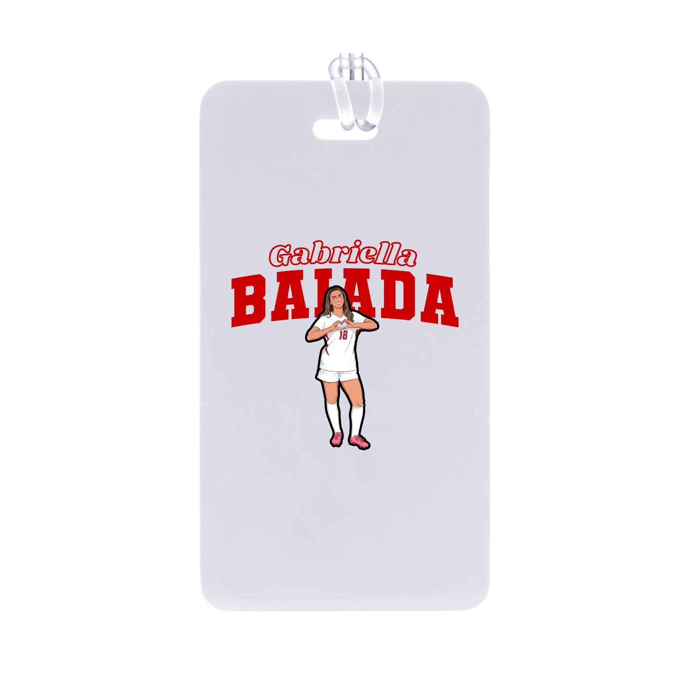 Bag Tag — Name Arch in Classic